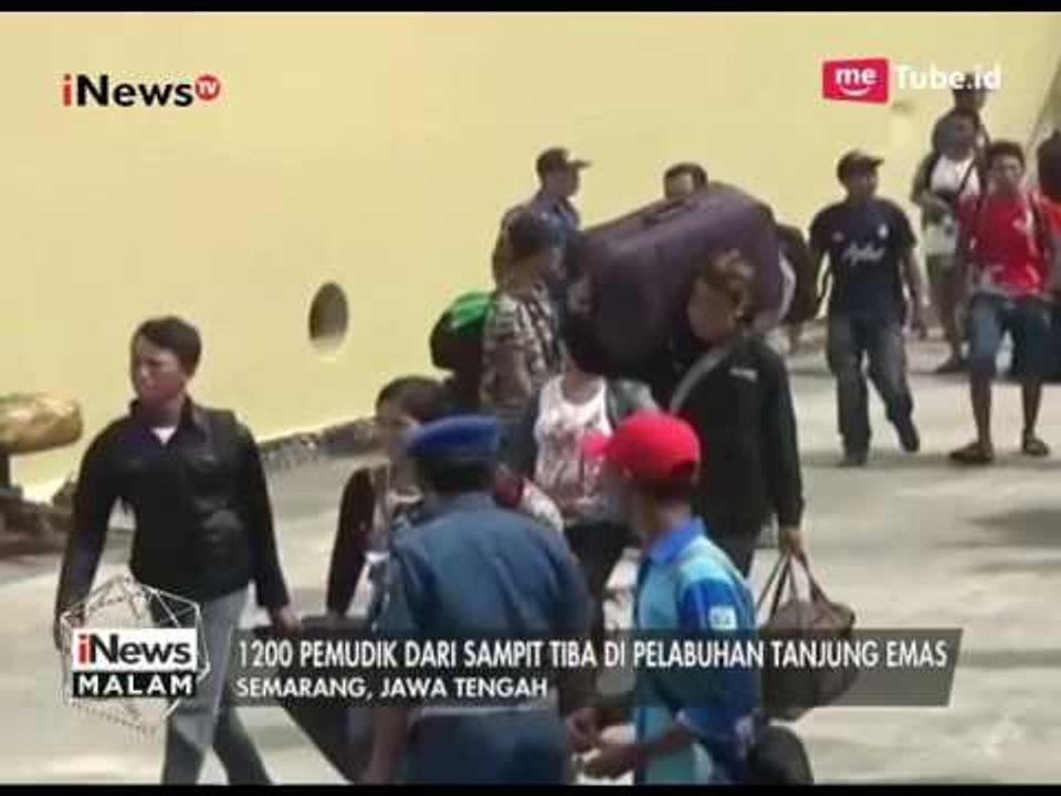 Ribuan Pemudik Asal Sampit, Kalteng Tiba di Pelabuhan Tanjung Emas, Semarang - iNews Malam 15/06