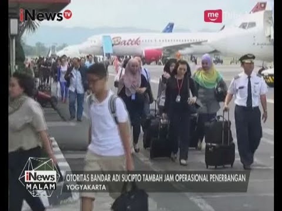 Pihak Bandara Adi Sucipto Yogyakarta Tambah Jam Operasional Saat Arus Mudik - iNews Malam 12/06