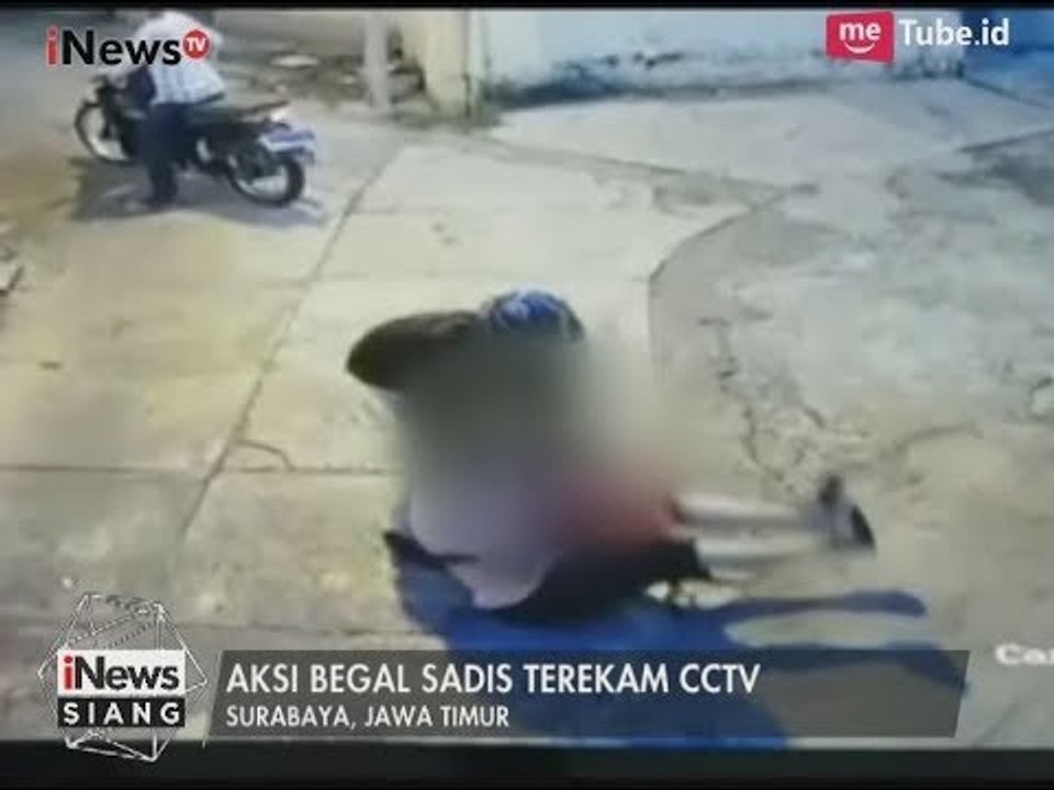 Aksi Begal Sadis Terhadap Seorang Perempuan di Surabaya Terekam CCTV - iNews Siang 16/06