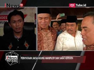 Pernyataan Jaksa Agung Dianggap Manipulatif & Syarat Kepentingan Politik - iNews Petang 17/06