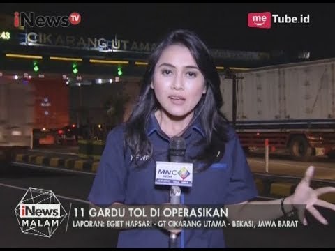 Situasi Malam Hari di Tol Cikarang Utama Jelang Lebaran - iNews Malam 17/06