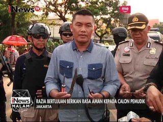Polres Jakarta Pusat Gelar Razia Preman di Stasiun Senen - iNews Malam 17/06