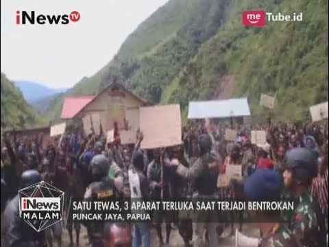 Satu Orang Tewas Saat Bentrok Pilkada Ulang di Puncak Jaya - iNews Malam 16/06