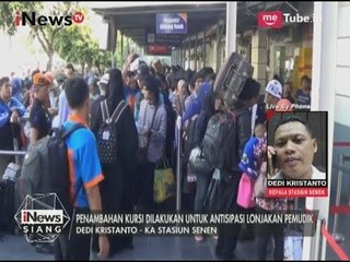 Download Video: Kondisi Terkini Jelang Lebaran dari Stasiun Senen - iNews Siang 17/06