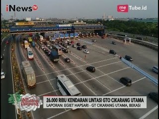 Pantauan Arus Mudik Terbaru dari Gerbang Tol Cikarang Utama & Exit Tol Cileunyi - iNews Petang 18/06