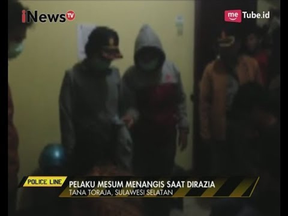 Pasangan Mesum Menangis Saat di Razia Petugas di Tana Toraja, Sulsel - Police Line 19/06