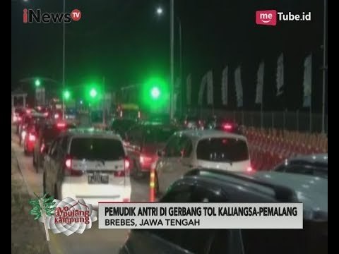 Antrean Pemudik Terlihat di Tol Kaligangsa - Pemalang - iNews Pagi 22/06