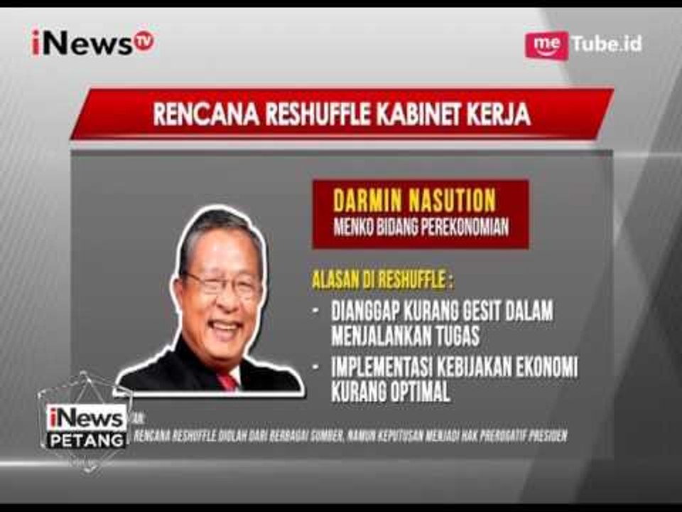 Tersebar Isu Reshuffle, Ini Beberapa Menteri yang Akan Diganti - iNews Petang 21/06