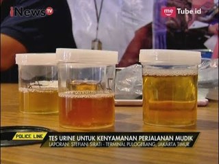 150 Sopir Bus Jalani Tes Urine di Terminal Pulogebang - Police Line 22/06
