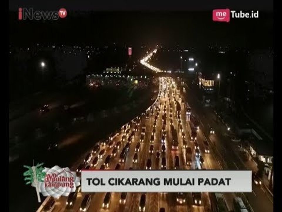 Tol Cikarang Utama Mulai Dipadati Kendaraan Asal Jakarta - iNews Malam 21/06