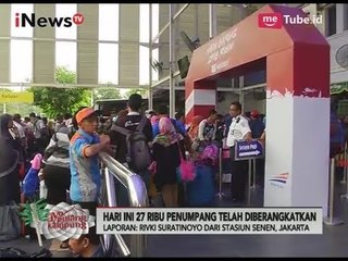 Situasi Terbaru dari Stasiun Senen yang Dipadati Pemudik - iNews Siang 24/06