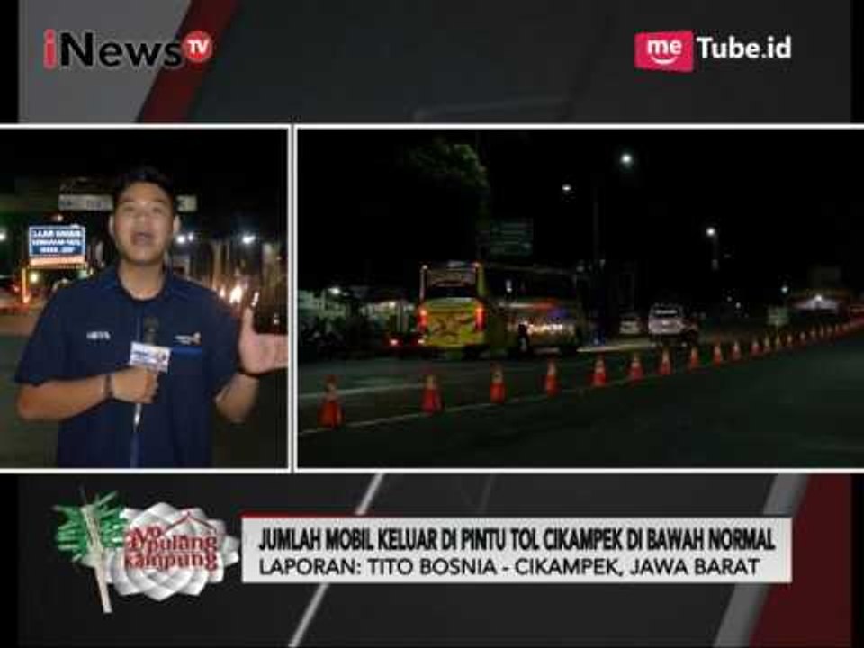 Pantauan Arus Mudik Jelang H -1 Lebaran di Gerbang Tol Cikampek - iNews Malam 24/06