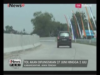 Tol Solo - Kertosono Akan Digunakan Untuk Arus Balik Dengan 1 Arah - iNews Pagi 27/06