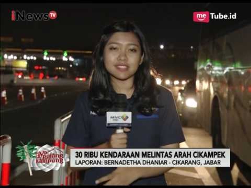 Kepadatan Gerbang Tol Cikarang Utama yang Sempat Padat Sudah Kembali Normal - iNews Malam 26/06