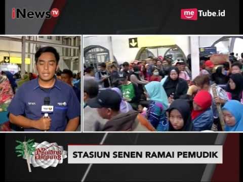 Suasana Langsung Kepadatan Pemudik di Stasiun Senen - Ayo Pulang Kampung 27/06