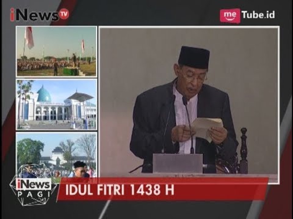 Pembacaan Khutbah Sholat Idul Fitri oleh Moh. Quraish SHihab - iNews Pagi 25/06