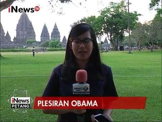 Kondisi Langsung di Candi Prambanan yang Akan Menjadi Destinasi Liburan Obama - iNews Petang 28/06