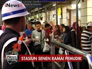 Situasi Terbaru di Stasiun Senen Masih Dipadati Pemudik - iNews Petang 28/06