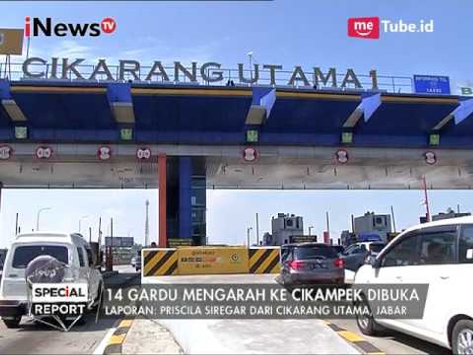 Kondisi Arus Lalu Lintas Saat Ini di Gerbang Tol Cikarang Utama - Special Report 27/06