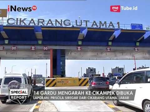 Kondisi Arus Lalu Lintas Saat Ini di Gerbang Tol Cikarang Utama - Special Report 27/06