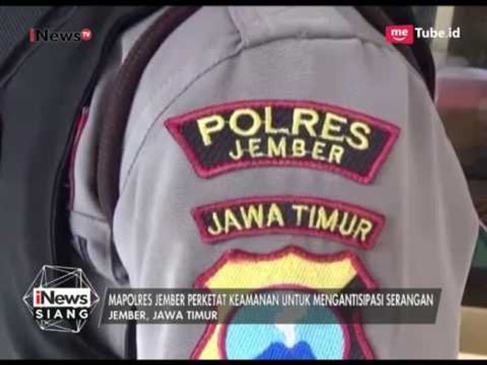 Pasca Penikaman Brimob, Mapolres Jember Perketat Penjagaan - iNews Siang 01/07