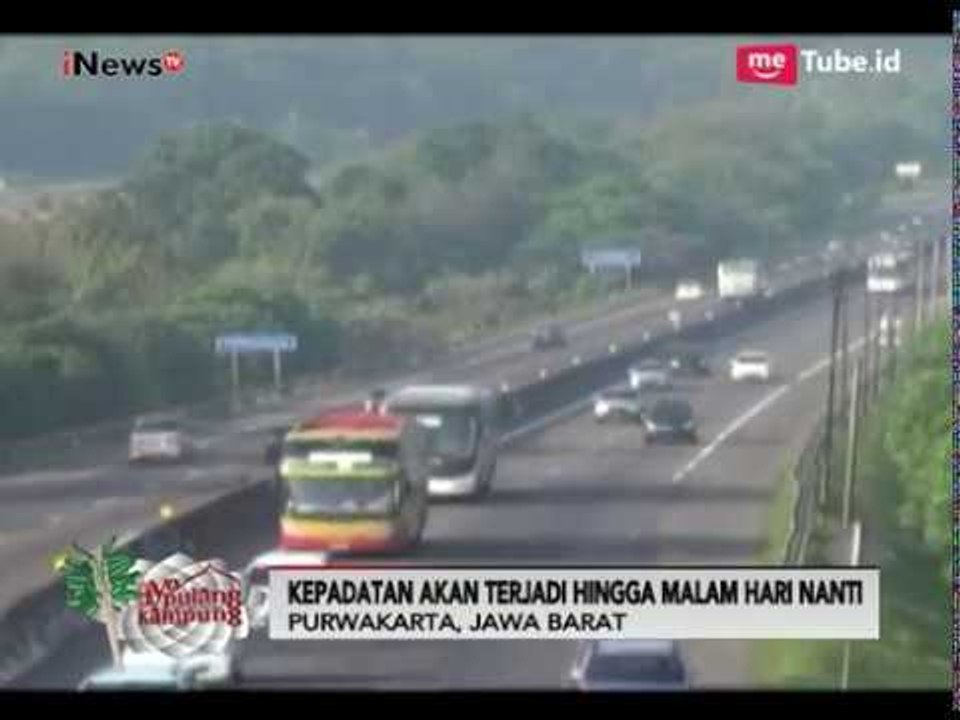 Arus Balik di Ruas Tol Cipularang Sudah Ramai Cenderung Padat - Ayo Pulang Kampung 02/07
