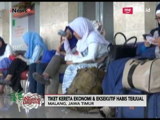 Kepadatan Arus Balik Lebaran Juga Terlihat di Stasiun Kota Baru, Malang - Ayo Pulang Kampung 02/07