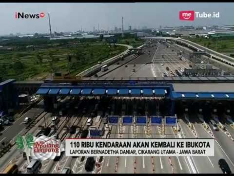 Pantauan Terkini Arus Balik di Gerbang Tol Cikarang Utama - Ayo Pulang Kampung 02/07