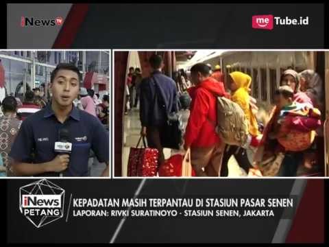 Kondisi Terkini Arus Balik di Stasiun Senen - iNews Petang 02/07