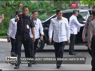 Menkumham Penuhi Panggilan KPK Untuk Diperiksa Sebagai Saksi Kasus E-KTP - iNews Petang 03/07