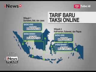 Ini dia Tarif Baru Taksi Online yang Ditetapkan Kemenhub - iNews Petang 04/07