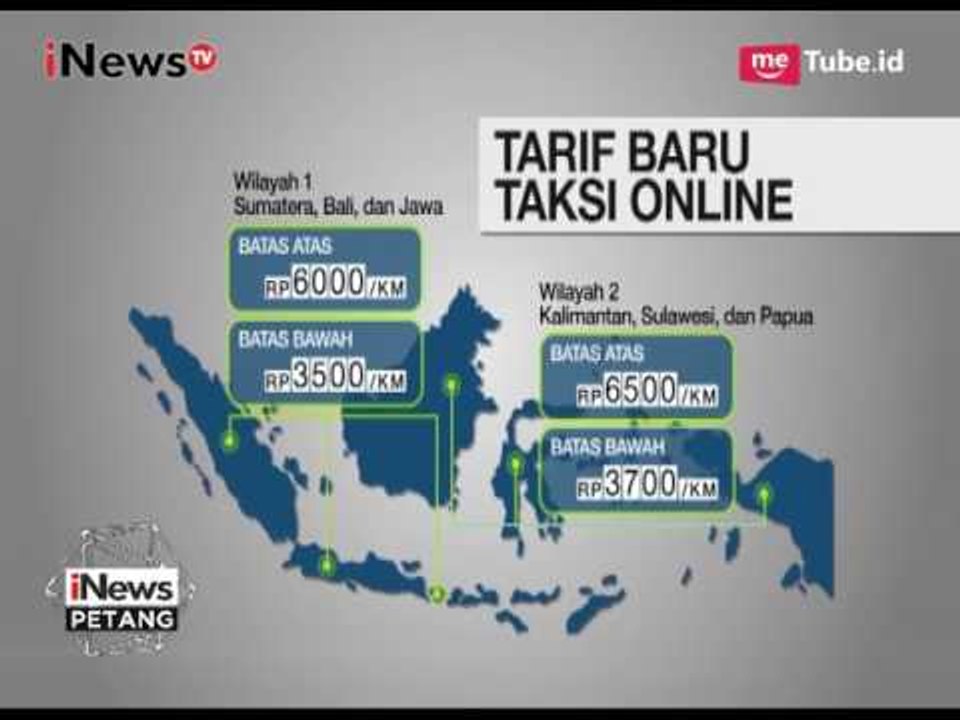 Ini dia Tarif Baru Taksi Online yang Ditetapkan Kemenhub - iNews Petang 04/07