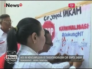 Stop Kriminalisasi di Indonesia, Kader Perindo Kumpulkan Cap Jempol Darah - iNews Petang 03/07