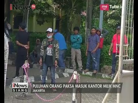Puluhan Orang Paksa Masuk & Lakukan Perusakan di Kantor MNC - iNews Siang 05/07