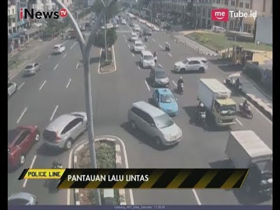 Pantauan Lalu Lintas Dari CCTV NTMC Polri - Police Line 04/07