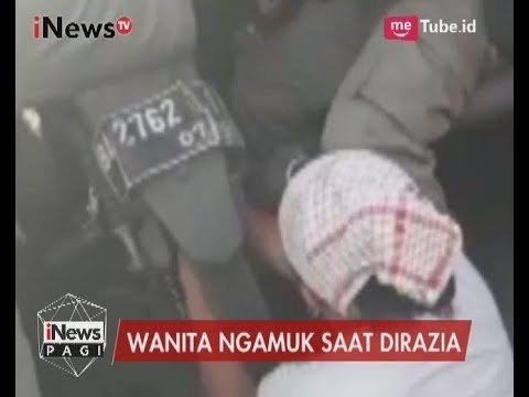 Seorang Ibu-ibu Mengamuk Saat Motornya akan Disita Petugas - iNews Pagi 06/07