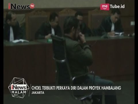 Choel Malaranggeng Divonis 3,5 Tahun Penjara dan Denda Rp 250 Juta - iNews Malam 06/07