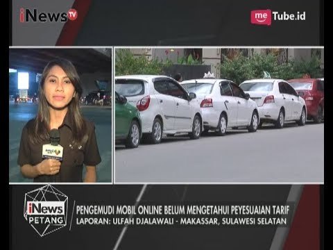 Pengemudi Taksi Online di Makassar Belum Mengetahui Penyesuaian Tarif - iNews Petang 05/07