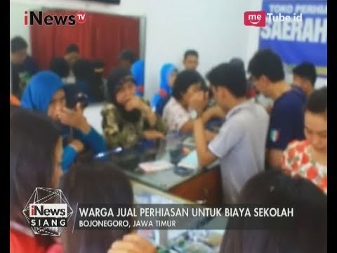 Heboh! Warga Serbu Toko Emas & Menjual Perhiasannya untuk Biaya Sekolah Anak - iNews Siang 07/07