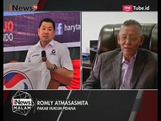 Pakar Hukum Katakan Kasus SMS HT Sangat Dipaksakan - iNews Malam 07/07