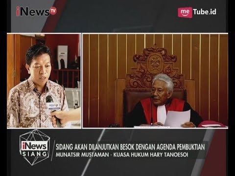 Sidang Praperadilan HT Akan Dilanjutkan Besok Dengan Agenda Pembuktian - iNews Siang 10/07