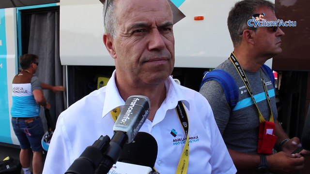 Tour de France 2018 - Vincent Lavenu après la chute et l'abandon d' Axel Domont, le compagnon de chambre de Romain Bardet