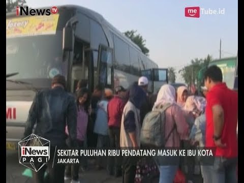 Dukcapil Mendata 70 Ribu Pendatang Baru Datang ke Jakarta & Lebih Dari Tahun 2016 - iNews Pagi 11/07