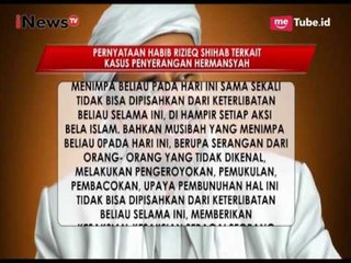 Habieb Rizieq Berikan Pernyataan Dari Arab Terkait Pembacokan Hermansyah - Special Report 10/07