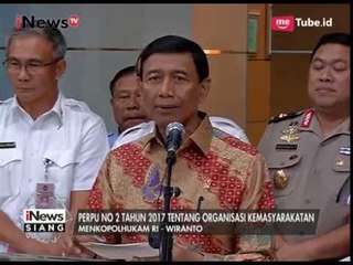 Konferensi Pers Pengumuman Pembubaran Ormas yang dianggap Radikal - iNews Siang 12/07