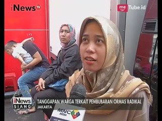 Tanggapan Masyarakat Terkait Parpu Pembubaran Ormas - iNews Siang 13/07