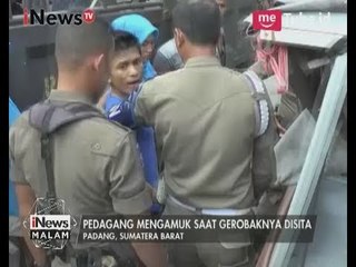Ricuh, Pedagang Ngamuk Gerobaknya Disita Petugas - iNews Malam 13/07