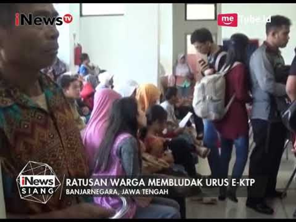 Membludak, Ratusan Warga Banjarnegara Antre Urus E-KTP - iNews Siang 14/07
