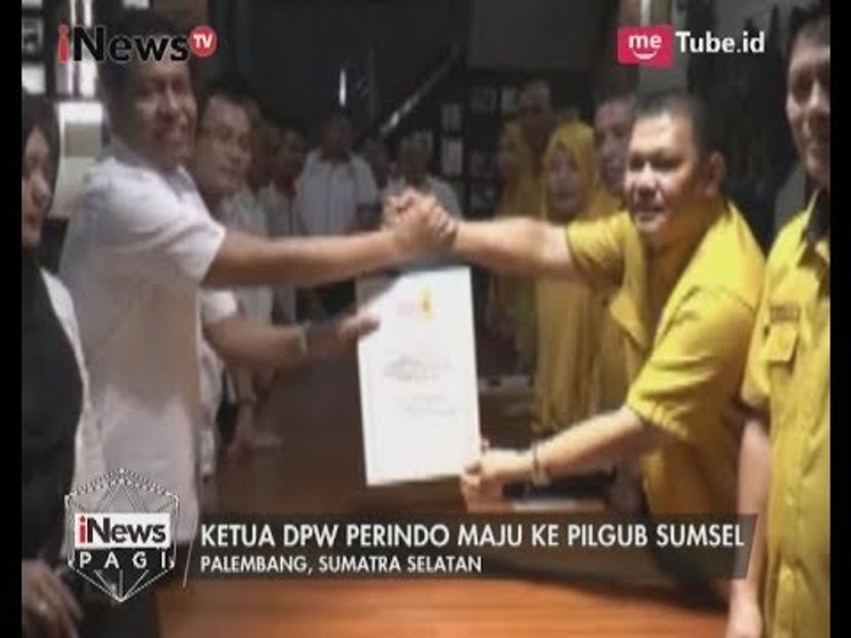 Ketua DPP Perindo Sumsel, Unjuk Gigi dengan Ikut Menjadi Calon Sumsel - Gubernur  iNews Pagi 13/07