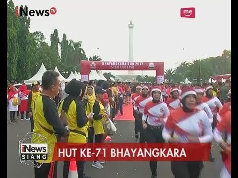 Gelaran Bhayangkara Run Untuk Peringati HUT ke 71 Dihadiri Oleh Kapolri - iNews Siang 16/07